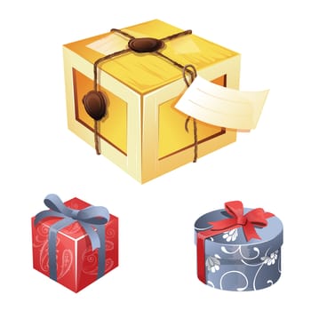 Gift Box illustration on a white background