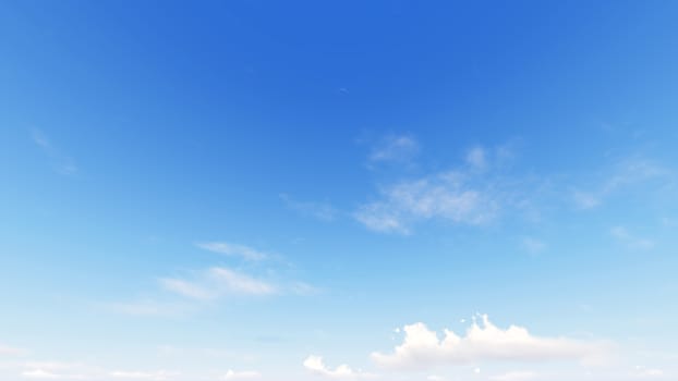 Cloudy blue sky abstract background, blue sky background with tiny clouds, 3d rendering

