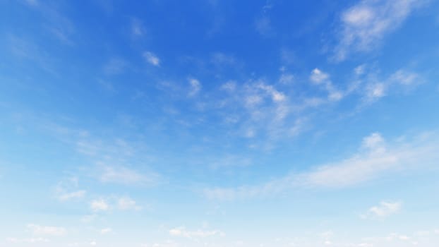 Cloudy blue sky abstract background, blue sky background with tiny clouds, 3d rendering

