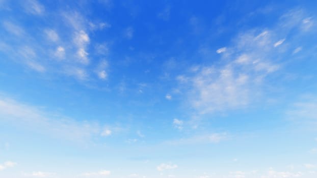 Cloudy blue sky abstract background, blue sky background with tiny clouds, 3d rendering

