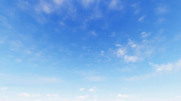 Cloudy blue sky abstract background, blue sky background with tiny clouds, 3d rendering

