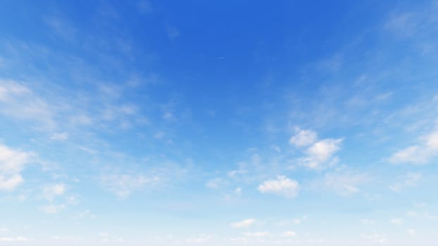 Cloudy blue sky abstract background, blue sky background with tiny clouds, 3d rendering

