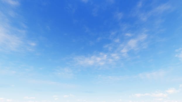 Cloudy blue sky abstract background, blue sky background with tiny clouds, 3d rendering

