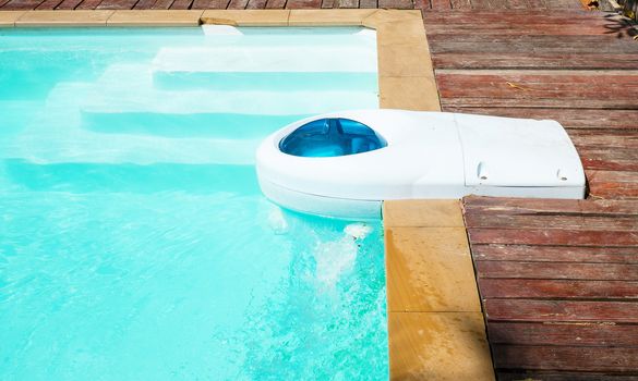 Electric massages in water pool