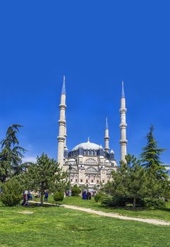 Selimiye Mosque, designed by Mimar Sinan in 1575. Edirne, Turkey