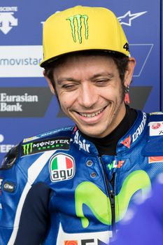 MELBOURNE, AUSTRALIA – OCTOBER 22:  Valentino Rossi (ITA) riding the #46 Movistar Yamaha MotoGP's Yamaha during the 2016 Michelin Australian Motorcycle Grand Prix  at 2106 Michelin Australian Motorcycle Grand Prix , Australia on October 21 2016. Photo: Dave Hewison