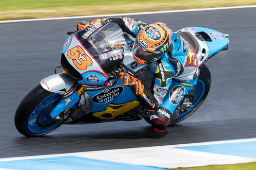 MELBOURNE, AUSTRALIA – OCTOBER 22: "Tito Rabat (ESP) riding the #53 Estrella Galicia 0,0 Mark VDS's Honda"  during the 2016 Michelin Australian Motorcycle Grand Prix  at 2106 Michelin Australian Motorcycle Grand Prix , Australia on October 21 2016. Photo: Dave Hewison