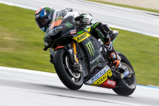 MELBOURNE, AUSTRALIA – OCTOBER 22: Bradley Smith (GBR) riding the #38 Monster Yamaha Tech 3's Yamaha during the 2016 Michelin Australian Motorcycle Grand Prix  at 2106 Michelin Australian Motorcycle Grand Prix , Australia on October 21 2016. Photo: Dave Hewison