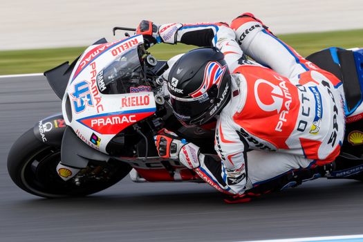 MELBOURNE, AUSTRALIA – OCTOBER 23: Scott Redding (GBR) riding the #45 Octo Pramac Racing's Ducati during the 2016 Michelin Australian Motorcycle Grand Prix  at 2106 Michelin Australian Motorcycle Grand Prix , Australia on October 23 2016. Photo: Dave Hewison
