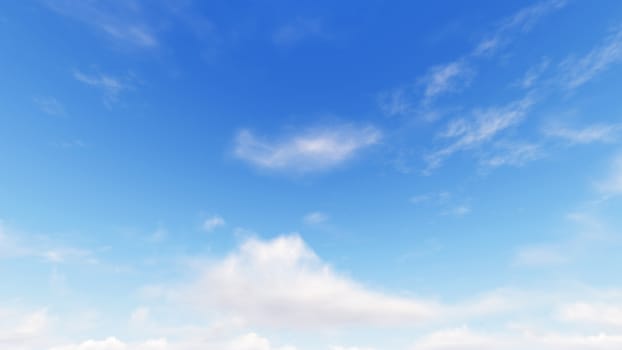 Cloudy blue sky abstract background, blue sky background with tiny clouds, 3d rendering

