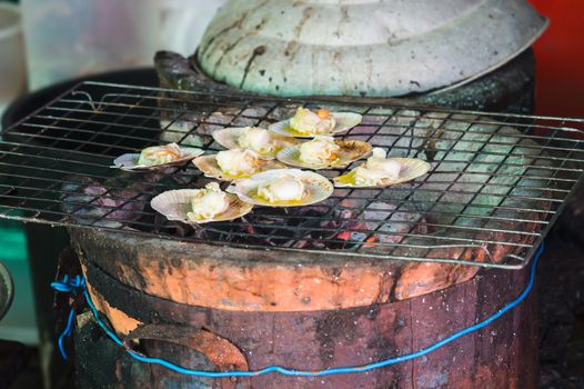 grilling scallops with butter