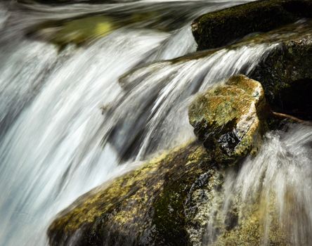 abstract background Still life in the waves wild river
