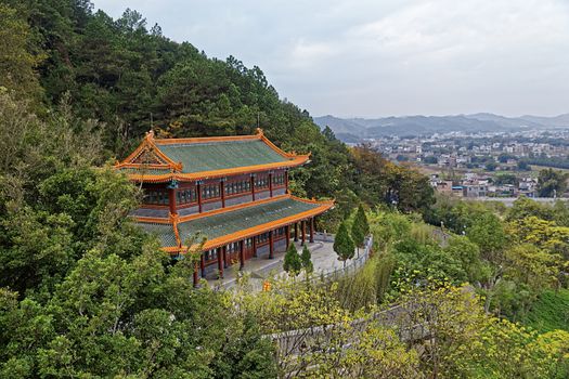 Temple , Chinese architecture in Meizhou