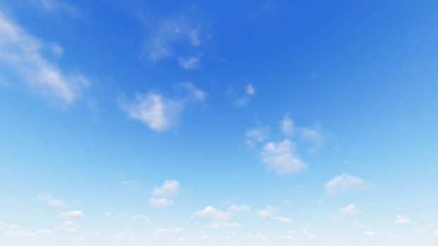 Cloudy blue sky abstract background, blue sky background with tiny clouds, 3d rendering

