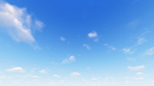 Cloudy blue sky abstract background, blue sky background with tiny clouds, 3d rendering

