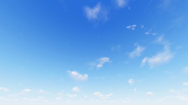 Cloudy blue sky abstract background, blue sky background with tiny clouds, 3d rendering

