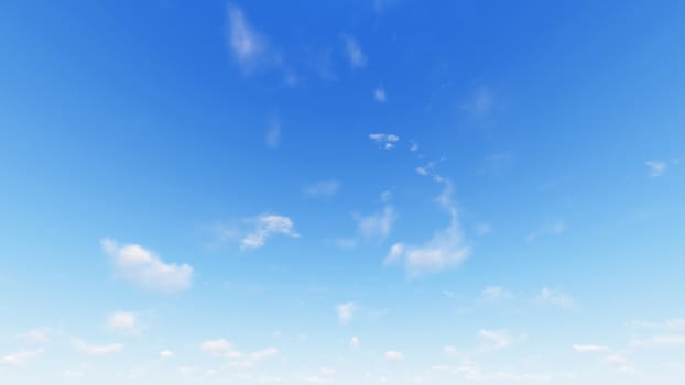 Cloudy blue sky abstract background, blue sky background with tiny clouds, 3d rendering

