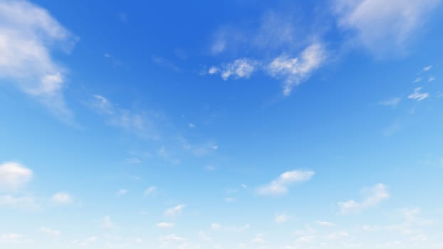 Cloudy blue sky abstract background, blue sky background with tiny clouds, 3d rendering

