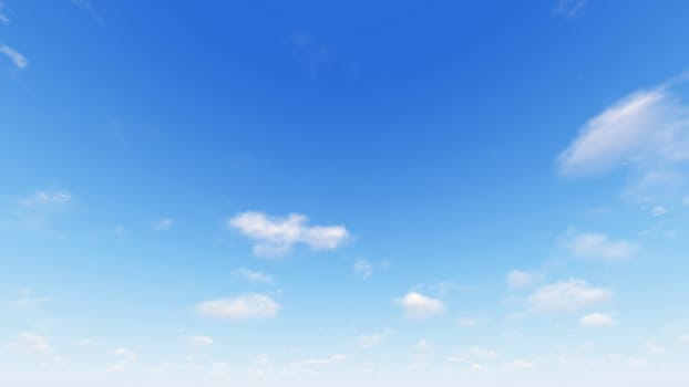 Cloudy blue sky abstract background, blue sky background with tiny clouds, 3d rendering

