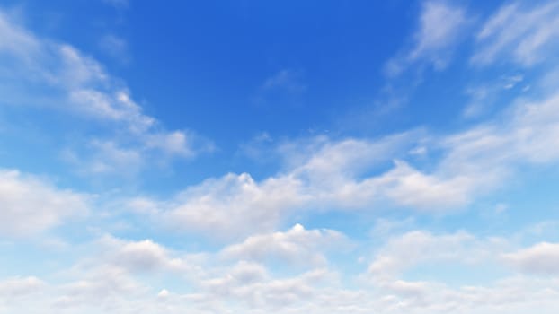 Cloudy blue sky abstract background, blue sky background with tiny clouds, 3d rendering

