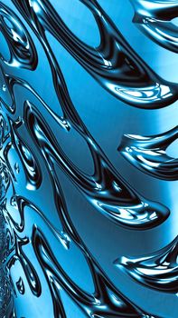 Simple background - computer-generated image. Fractal art: randomly arranged curved shape, similar to spray, stains or drops. For backdrops, covers, banners