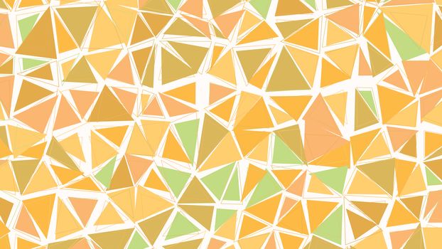 Abstract biege brown green earthtones gradient lowploly of many triangles background for use in design