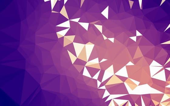 Abstract low poly background, geometry triangle, mosaic pastel color background