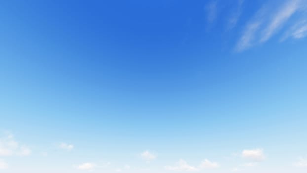 Cloudy blue sky abstract background, blue sky background with tiny clouds, 3d rendering

