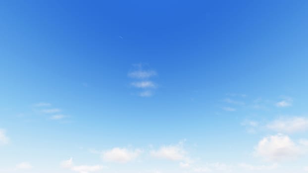 Cloudy blue sky abstract background, blue sky background with tiny clouds, 3d rendering

