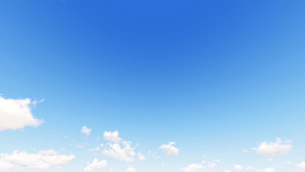 Cloudy blue sky abstract background, blue sky background with tiny clouds, 3d rendering

