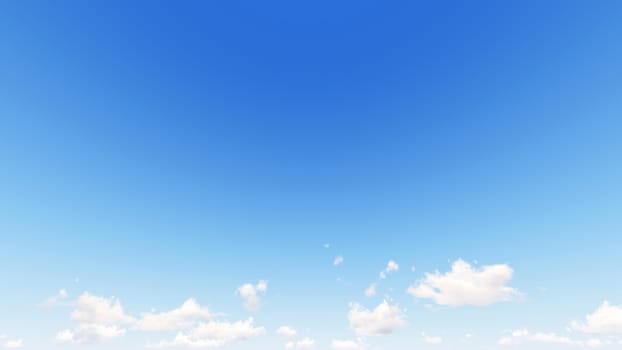 Cloudy blue sky abstract background, blue sky background with tiny clouds, 3d rendering

