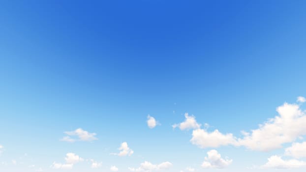 Cloudy blue sky abstract background, blue sky background with tiny clouds, 3d rendering

