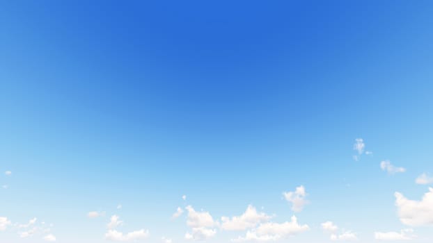 Cloudy blue sky abstract background, blue sky background with tiny clouds, 3d rendering

