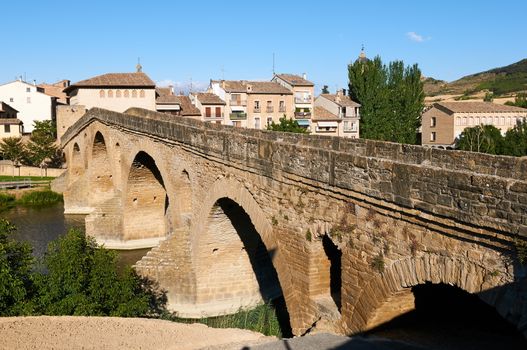 Puente La Reina is a town un Navarra (Spain) at the road to Santiago