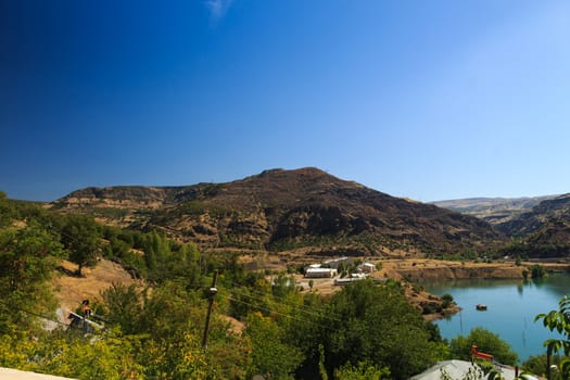 Taken on October 3, 2016 Kalkanlı Köyü Turkey distant view of mountain
