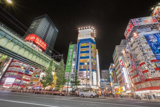 TOKYO JAPAN October 10,2016 - Akihabara is a major shopping area for electronic,computer,anime and games