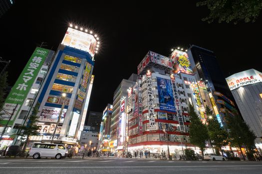 TOKYO JAPAN October 10,2016 - Akihabara is a major shopping area for electronic,computer,anime and games