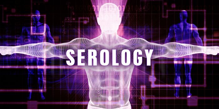 Serology as a Digital Technology Medical Concept Art
