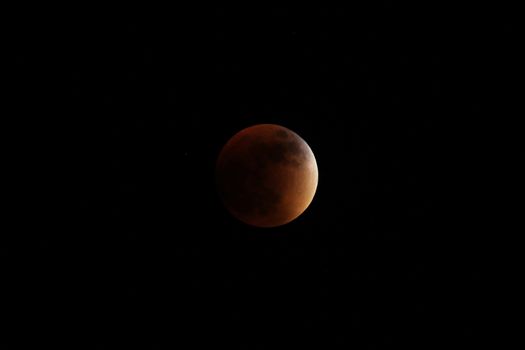 Partial before total lunar eclipse 2015, also known as blood moon, photographed sep 27th, 8-11 pm, in the mountains of Colombia at 3'560 mabsl, national park Cocuy.