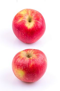 Red apple isolated on white background cutout