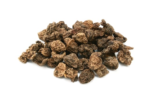 Small Anemone tubers or bulbs, isolated on white background