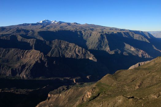 Cotahuasi Canyon Peru panoramic view, one of the deepest and most beautiful canyons in the world