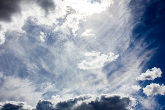 Cumulus clouds