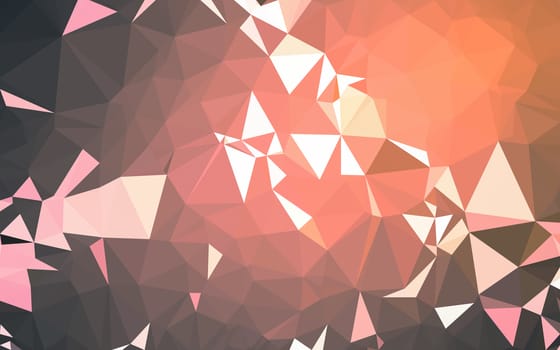 Abstract low poly background, geometry triangle, mosaic pastel color background