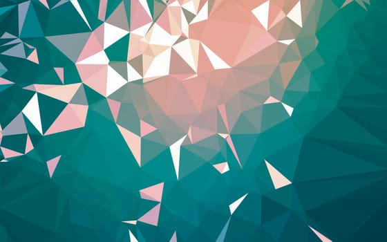 Abstract low poly background, geometry triangle, mosaic pastel color background