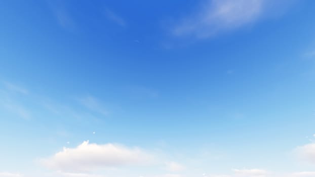 Cloudy blue sky abstract background, blue sky background with tiny clouds, 3d rendering

