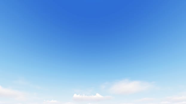 Cloudy blue sky abstract background, blue sky background with tiny clouds, 3d rendering

