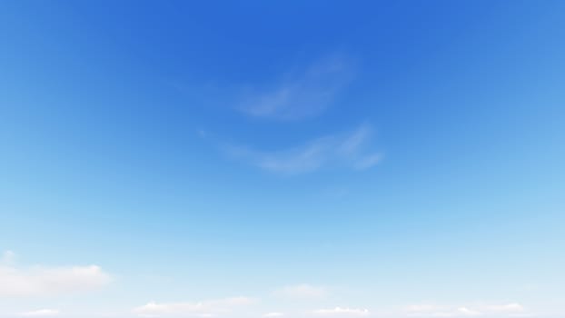 Cloudy blue sky abstract background, blue sky background with tiny clouds, 3d rendering

