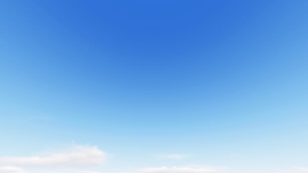 Cloudy blue sky abstract background, blue sky background with tiny clouds, 3d rendering

