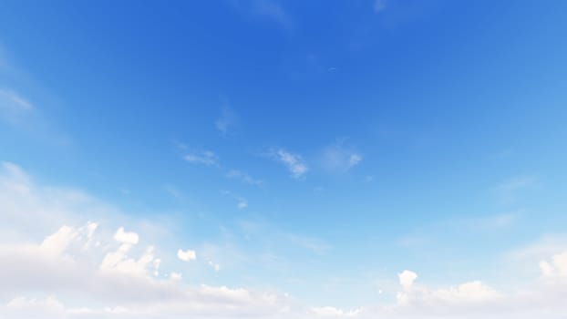 Cloudy blue sky abstract background, blue sky background with tiny clouds, 3d rendering

